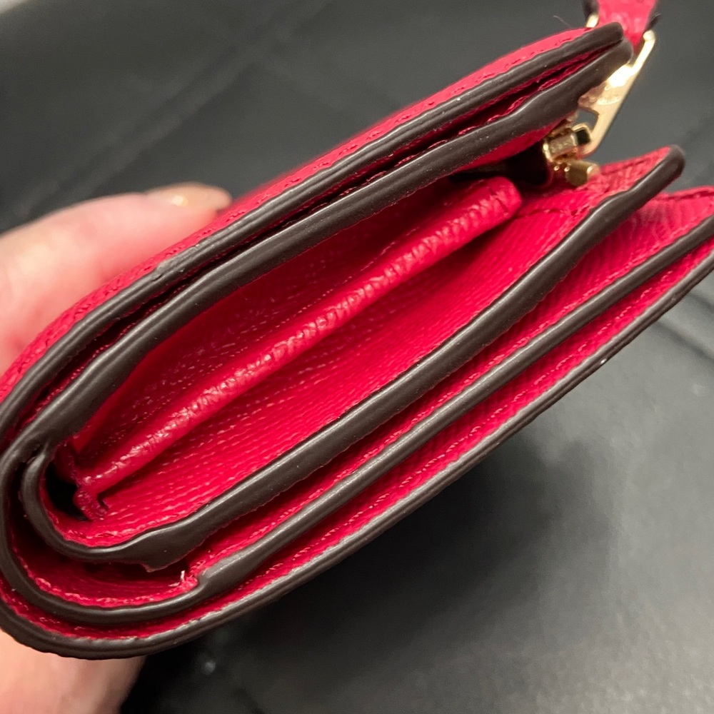 Reserved: Coach Medium Corner Zip Wallet with callouts - Picture 5 of 10